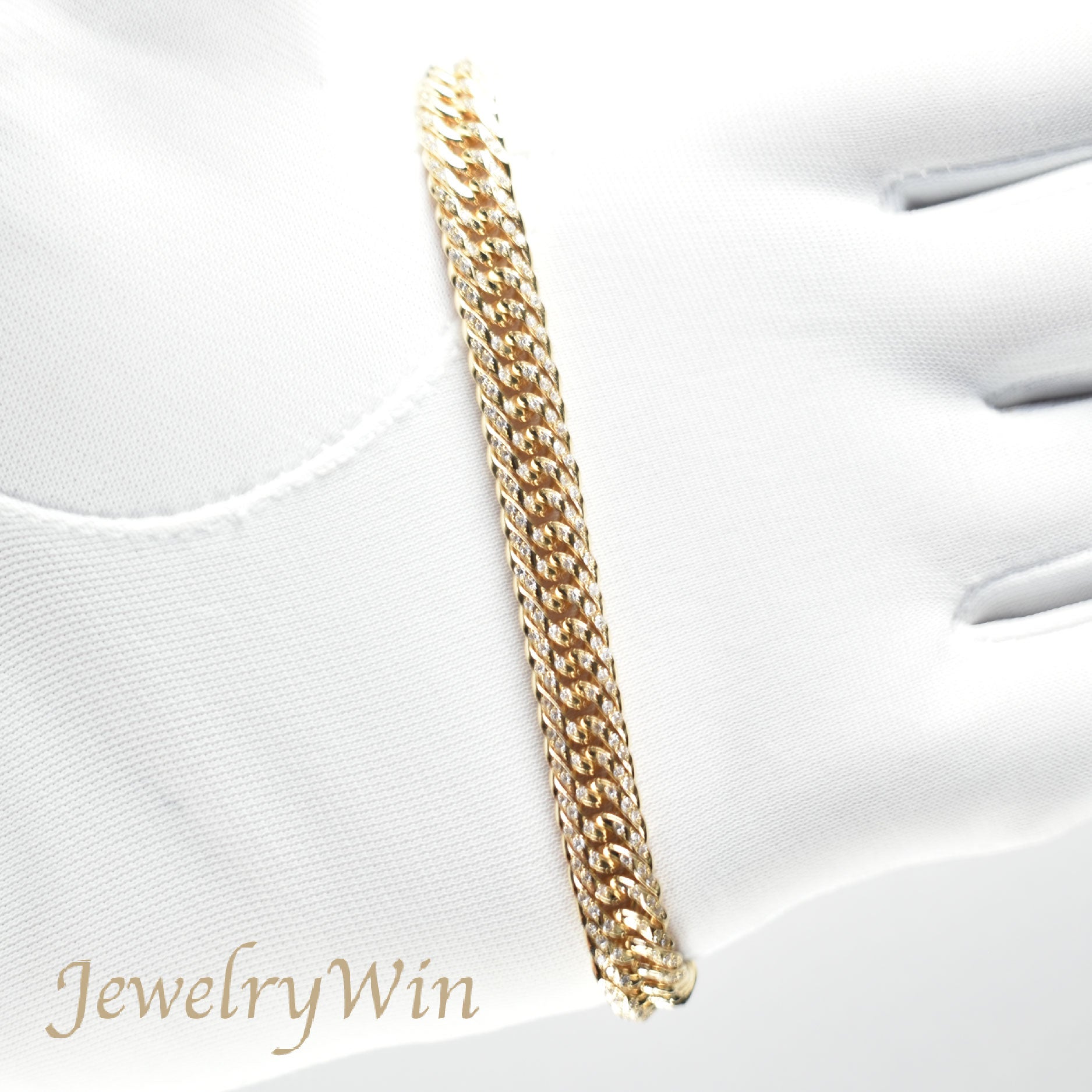 喜平ブレスレット/金/8面 ジュエリーウィン 喜平ブレスレット 8面win