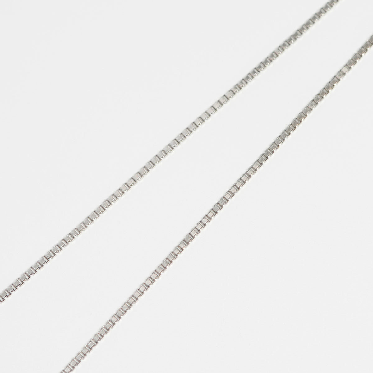 ベネチアンチェーン ネックレス Pt850 幅1.0mm 45cm ※スライド
