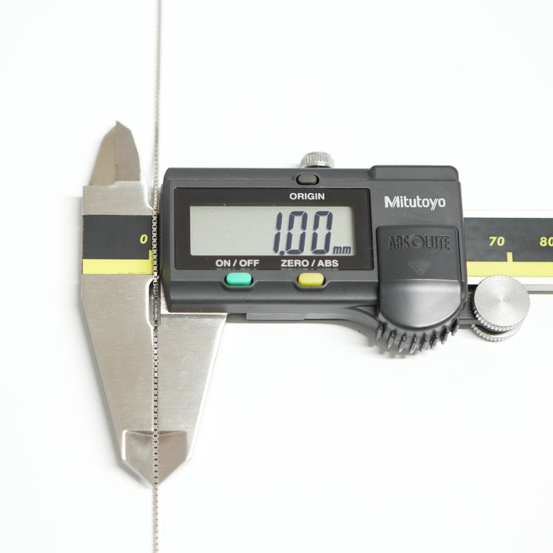 ベネチアンチェーンネックレス Pt850 幅1.0mm 55cm(スライドアジャスター付) (1.0)