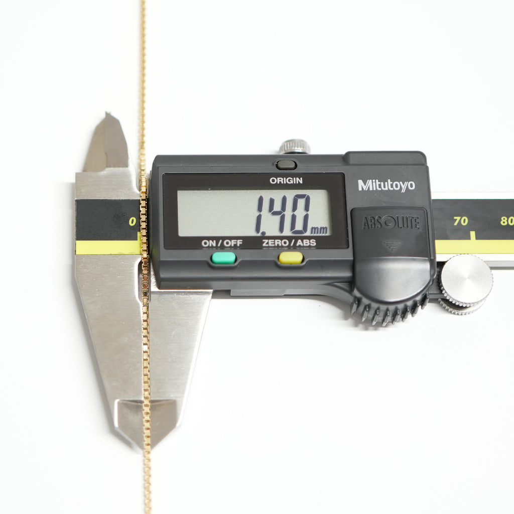suprem専用　k18ネックレス　ベネチアンチェーン　スライドアジャスター付き ベネチアンチェーンネックレス K18 幅1.4mm 50cm(スライド