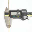 ベネチアンチェーンネックレス K18 幅1.8mm 55cm(スライドアジャスター付) (1.9)