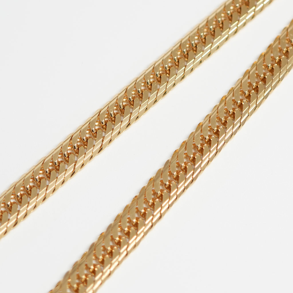 K18 喜平ネックレス 50cm 幅1.65mm 喜平 ネックレス K18 トリプル Mカット 100g 50cm 造幣局検定マーク