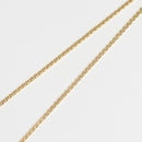 ベネチアンチェーンネックレス K18 幅1.5mm 50cm(スライドアジャスター付) (1.6)