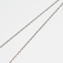 カット小豆チェーン ネックレス Pt850 幅2.0mm 0.6φ 60cm