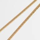 喜平 ネックレス K18 トリプル Mカット 18g 45cm 造幣局検定マーク(ホールマーク)刻印入り