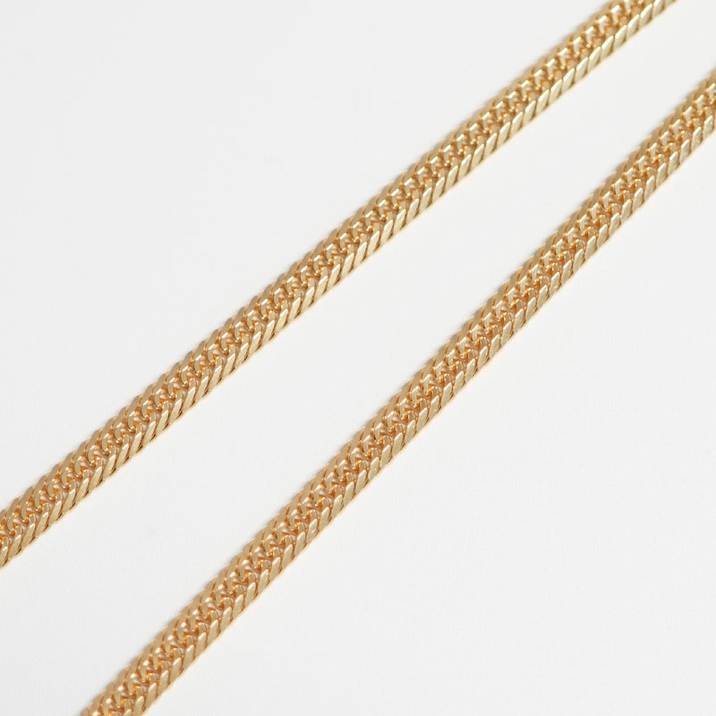 喜平 ネックレス K18 トリプル 8面 16g 40cm 造幣局検定マーク(ホールマーク)刻印入り