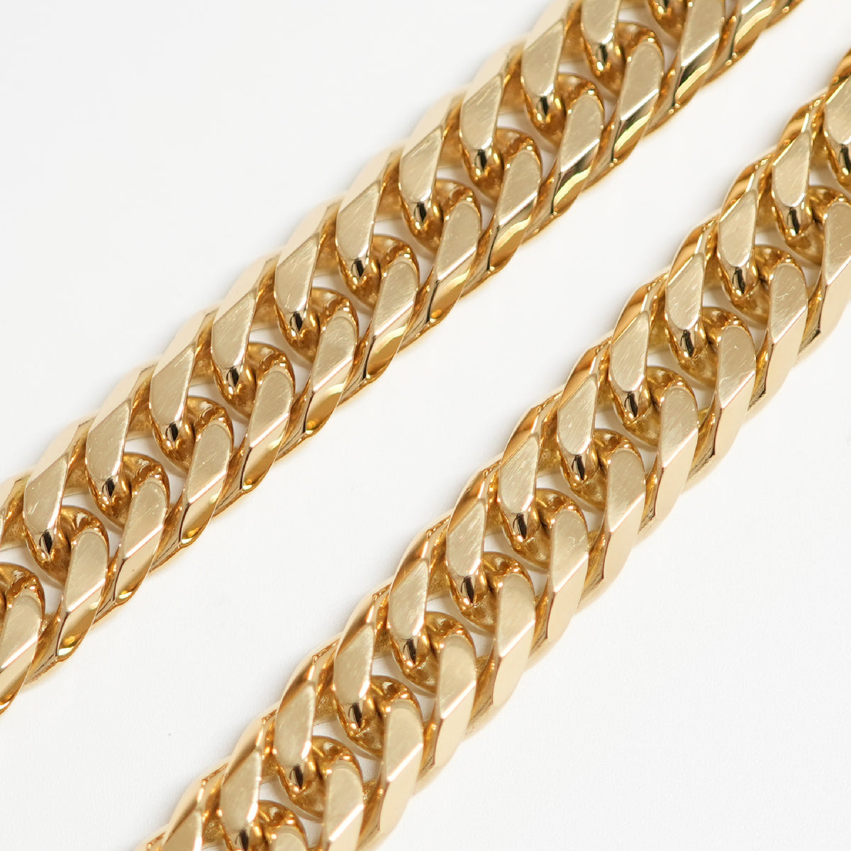 喜平 ネックレス K18 ダブル 6面 275g 55cm 造幣局検定マーク(ホール