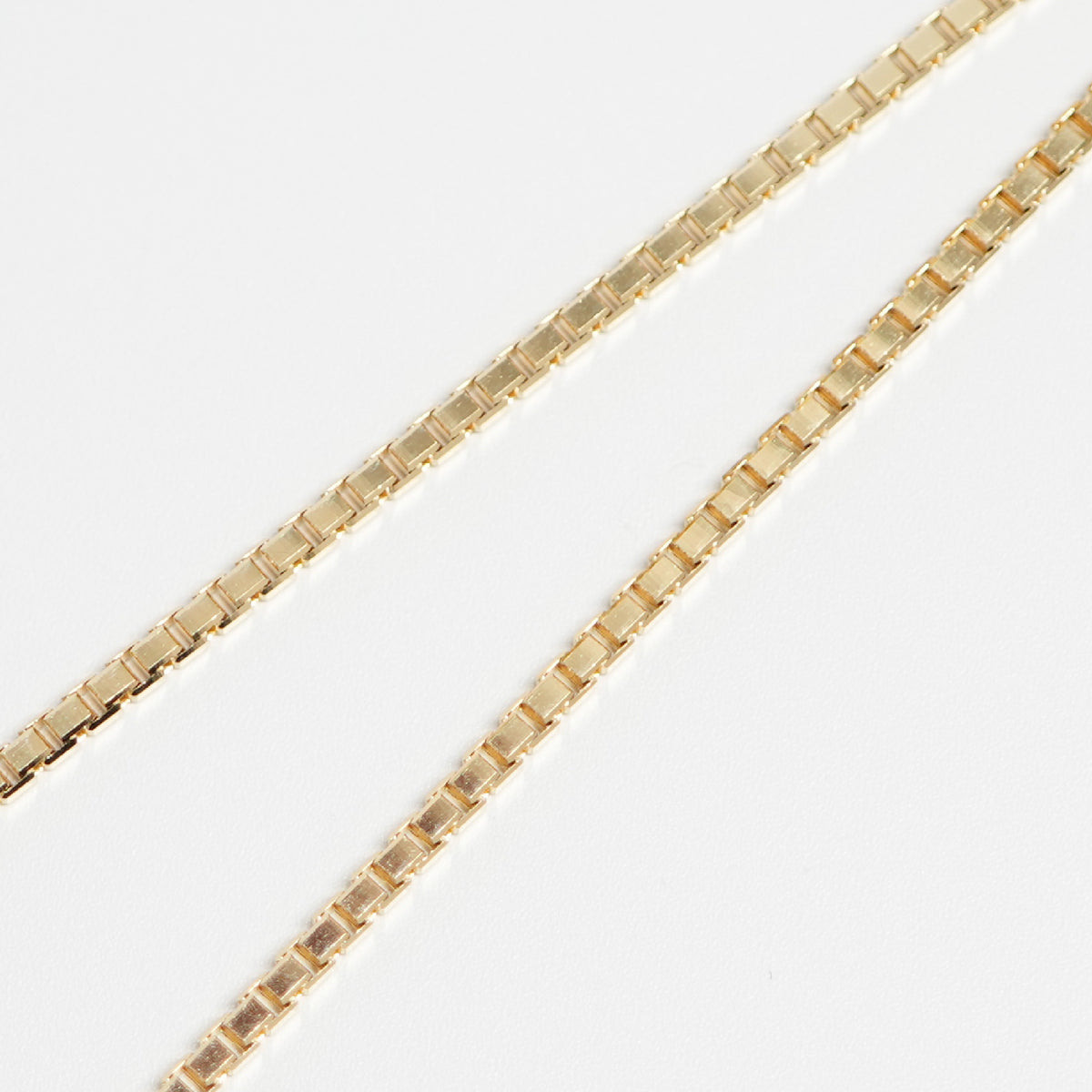 ベネチアン チェーンネックレス 45cm K18 750 アジャスター付き ベネチアンチェーン ネックレス K18 幅2.0mm 45cm(スライド