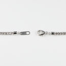 スパイクチェーン ネックレス Pt850 幅3.0mm 0.8φ 55cm