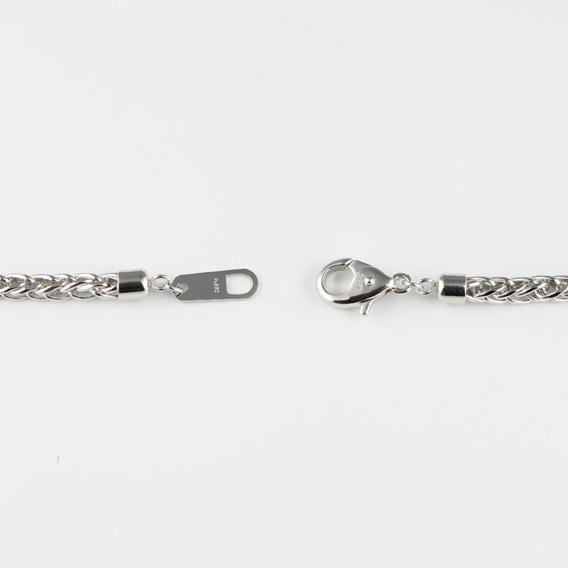 スパイクチェーン ネックレス Pt850 幅3.0mm 0.8φ 55cm