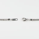 スパイクチェーン ネックレス Pt850 幅3.0mm 0.8φ 55cm