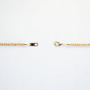スパイクチェーン ネックレス K18 幅3.0mm 0.8φ 55cm