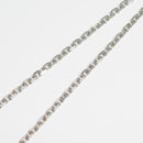 カット小豆チェーン ネックレス Pt850 幅3.3mm 0.93φ 60cm
