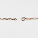 粗目小豆チェーン ネックレス K18 ピンクゴールド 幅3.4mm 1.0φ 50cm