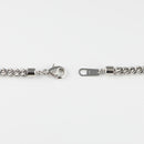 スパイクチェーン ネックレス Pt850 幅3.5mm 1.0φ 55cm