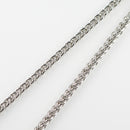 スパイクチェーン ネックレス Pt850 幅3.5mm 1.0φ 55cm