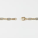 クリップチェーン ネックレス K18 幅3.5mm 60cm