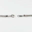 スパイクチェーン ネックレス Pt850 幅3.5mm 1.0φ 50cm