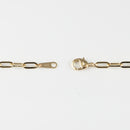 クリップチェーン ネックレス K18 幅3.5mm 55cm