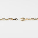 粗目小豆チェーン ネックレス K18 幅3.8mm 1.2φ 50cm