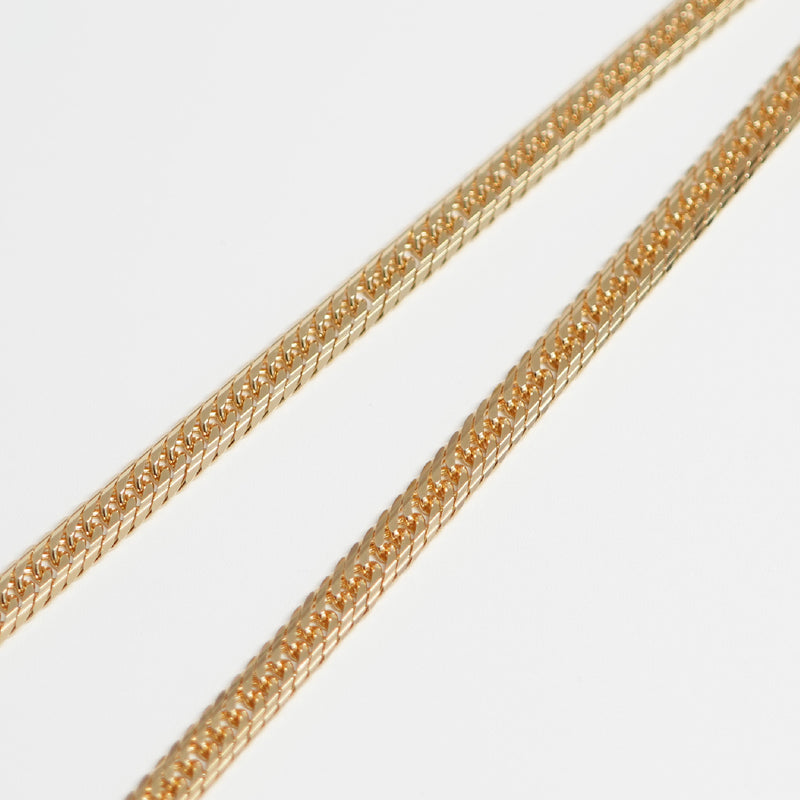 喜平 ネックレス K18 トリプル Mカット 30g 50cm 造幣局検定マーク