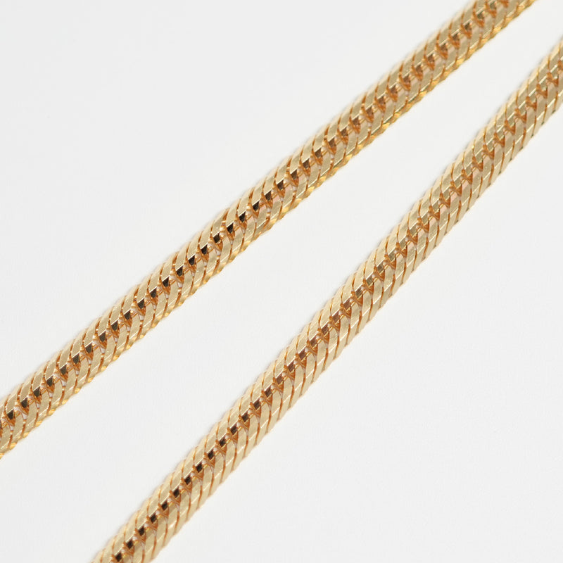 喜平 ネックレス K18 トリプル 12面 30g 50cm 造幣局検定マーク(ホールマーク)刻印入り