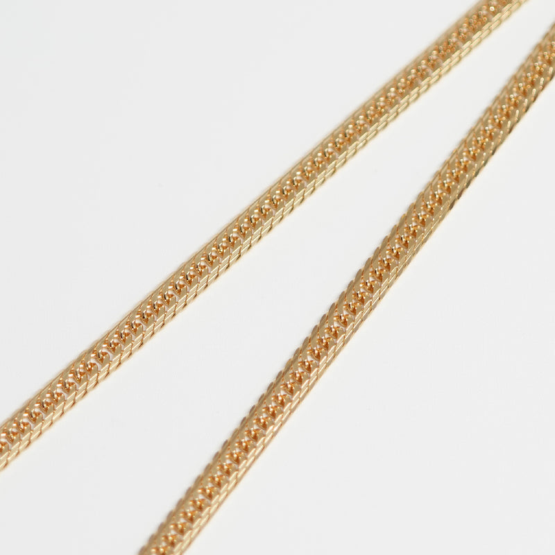 喜平 ネックレス K18 トリプル Mカット 20g 40cm 造幣局検定マーク(ホールマーク)刻印入り