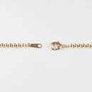 ミラーカットボール ネックレス K18 幅3mm 55cm