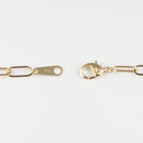 シングルチェーン ブレスレット K18 幅4.0mm 0.7角線 18cm