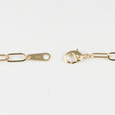 シングルチェーン ブレスレット K18 幅4.0mm 0.7角線 17cm