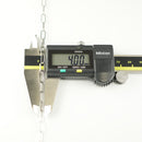 シングルチェーン ネックレス Pt850 幅4.0mm 0.7角線 50cm