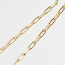 クリップチェーン ネックレス K18 幅4.5mm 60cm