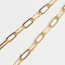 シングルチェーン ネックレス K18 幅4.7mm 1.0角線 50cm