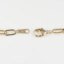 シングルチェーン ネックレス K18 幅4.7mm 1.0角線 45cm