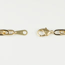 ダブルチェーン ネックレス K18 幅4.7mm 1.0角線 60cm