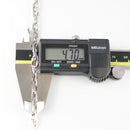 ダブルチェーン ネックレス Pt850 幅4.7mm 1.0角線 55cm