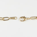 シングルチェーン ブレスレット K18 幅4.7mm 1.0角線 18cm