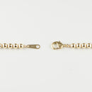 ミラーカットボール ブレスレット K18 幅4mm 17cm