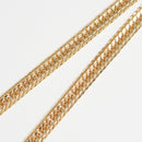 喜平 ネックレス K18 トリプル 20面 60g 60cm 造幣局検定マーク(ホールマーク)刻印入り