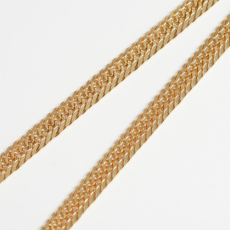 喜平 ネックレス K18 トリプル 8面 50g 50cm 造幣局検定マーク(ホールマーク)刻印入り