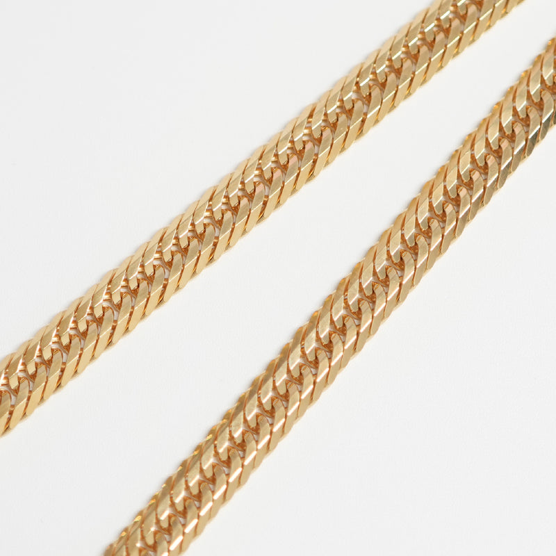 喜平 ネックレス K18 トリプル 12面 50g 50cm 造幣局検定マーク(ホールマーク)刻印入り