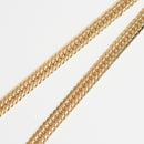 喜平 ネックレス K18 トリプル 12面 50g 60cm 造幣局検定マーク(ホールマーク)刻印入り