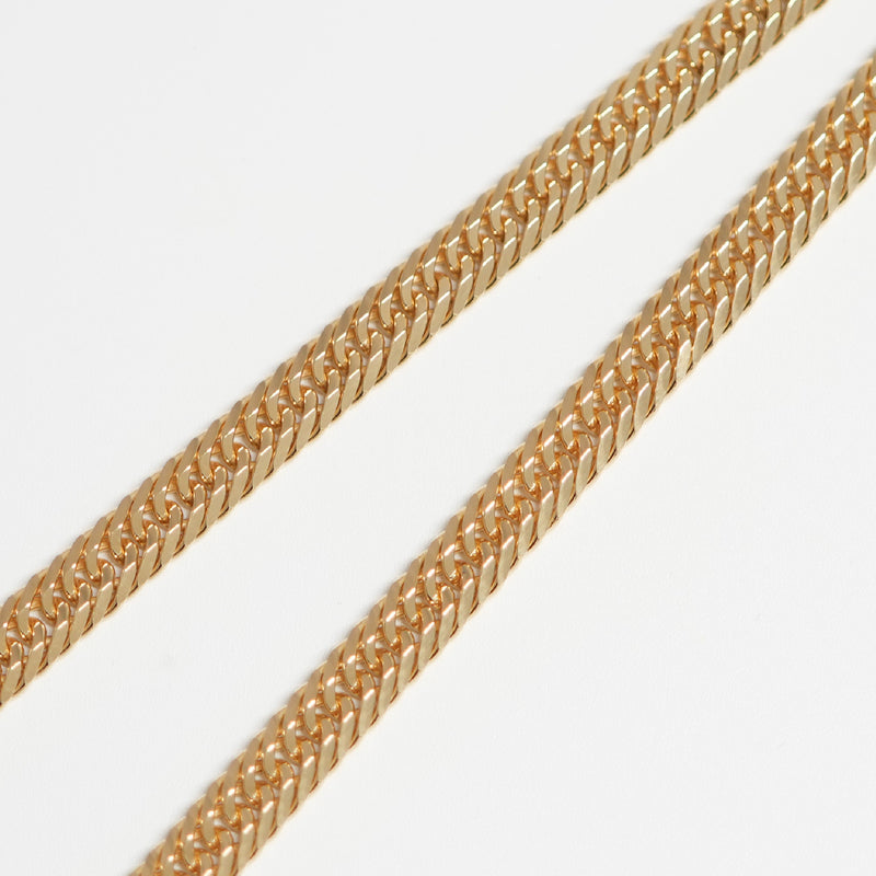 喜平 ネックレス K18 トリプル 8面 50g 60cm 造幣局検定マーク(ホールマーク)刻印入り