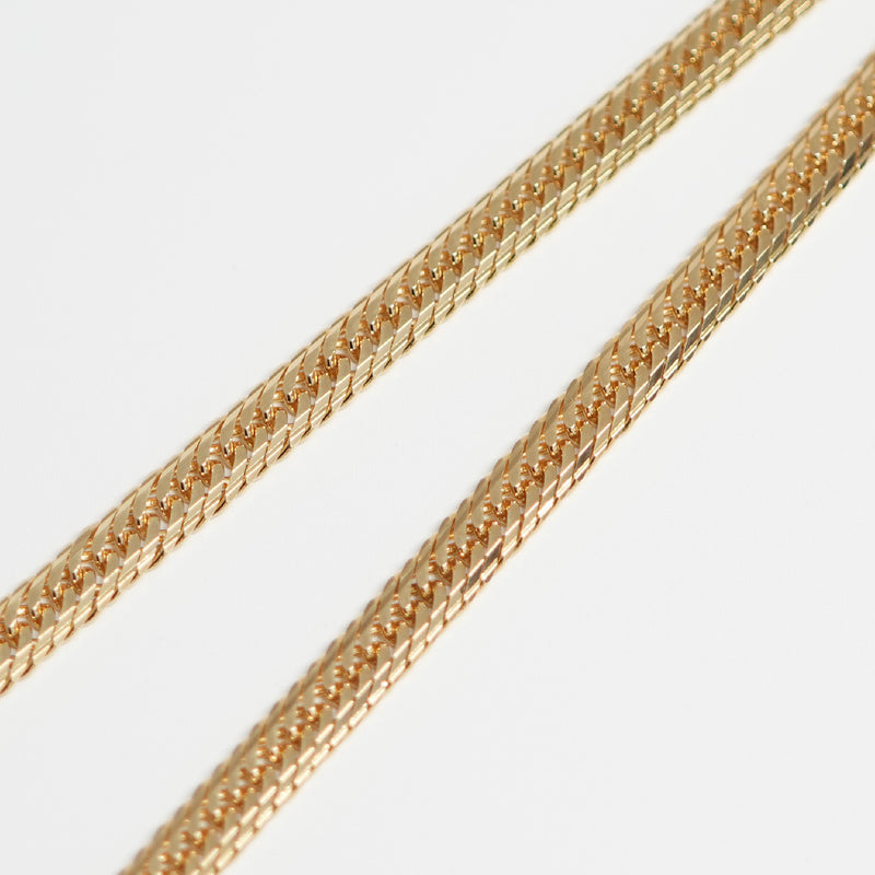 喜平 ネックレス K18 トリプル Mカット 50g 60cm 造幣局検定マーク(ホールマーク)刻印入り