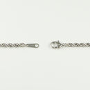 パイプロープ ブレスレット Pt850 幅3mm 19cm