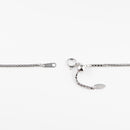 ベネチアンチェーンネックレス Pt850 幅1.5mm 55cm(スライドアジャスター付) (1.6)