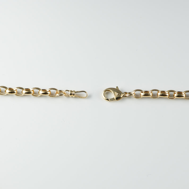 マーヴェラスチェーンブレスレット K18 幅5.0mm 19cm