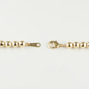 ミラーカットボール ネックレス K18 幅5mm 45cm