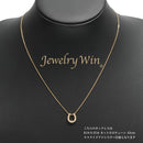 プチネックレス K18 ダイヤモンド付 0.10ct (Type-PB) K18 カット小豆チェーン ネックレス ※スライドアジャスター仕様