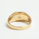 リング 印台(小) K18 0.17ct以上 ダイヤ付